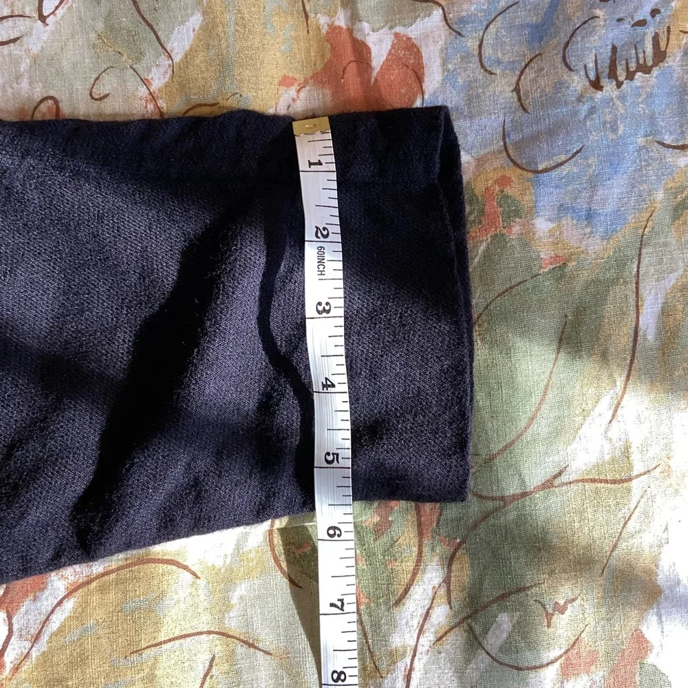 Wool Blend notPERFECTLINEN November Tunic Dress in Black - Picture 7 of 7